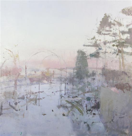 § Fred Cuming (1930-) Winter Garden, 36 x 36in.